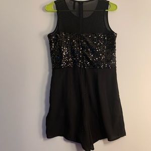 H&M Black Romper Dress